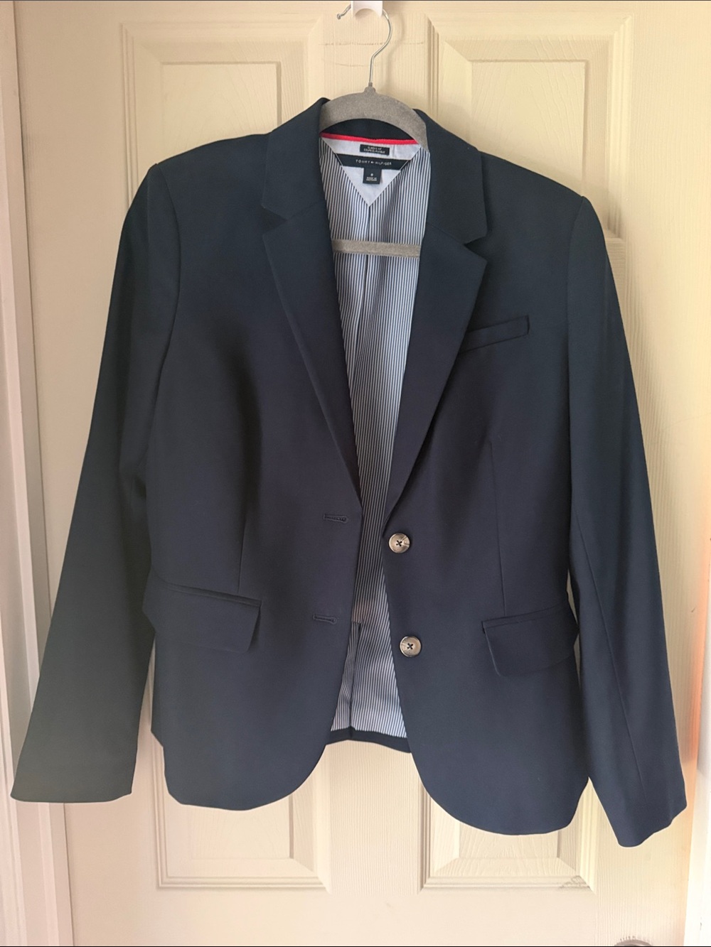 Tommy Hilfiger Navy Two-Button Sport Coat